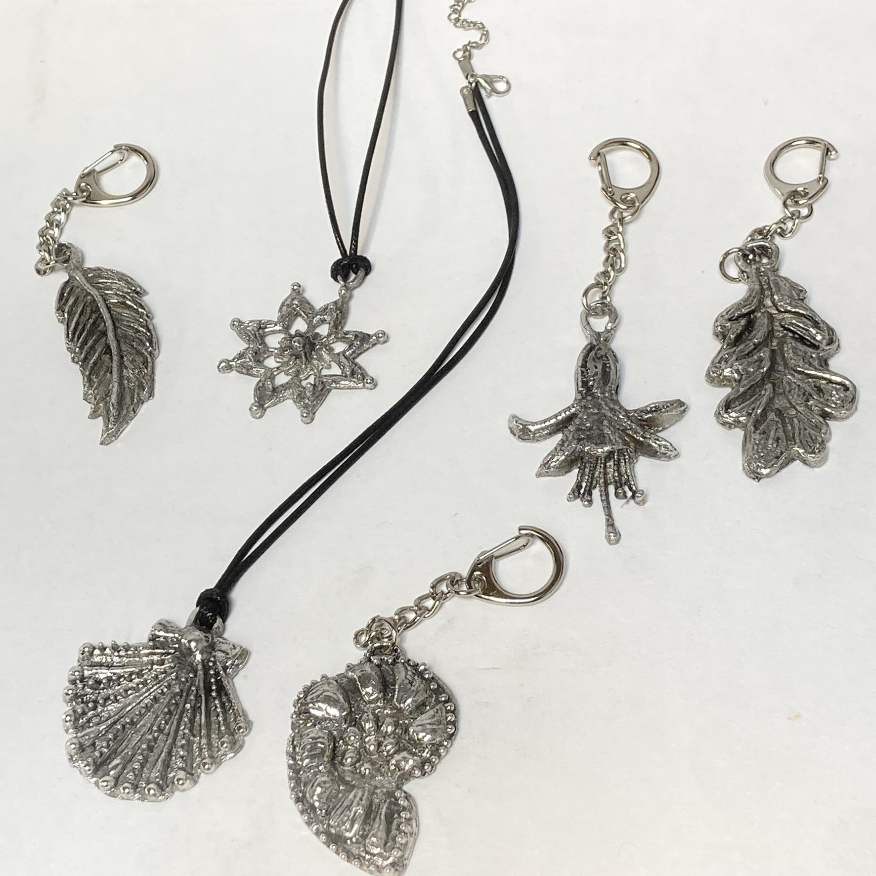 Pewter cuttlefish casting workshop star holly tree decoration